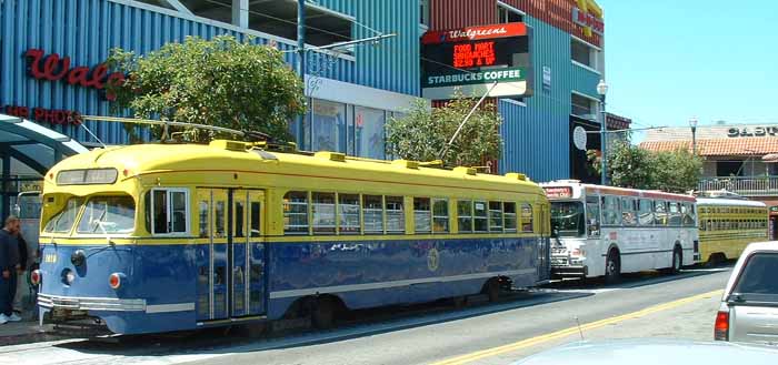 MUNI PCC streetcar 1010